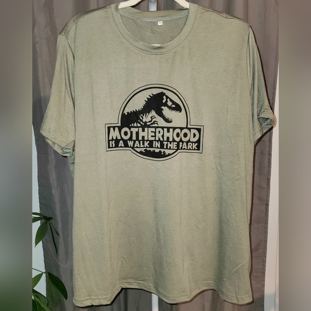 Motherhood Walk In The Park Tee - Picture 2 of 7